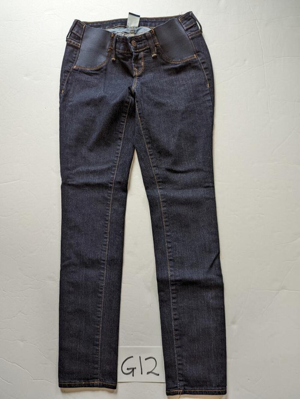Old Navy Maternity Blue Jeans Size 2 Reg Side Panel Skinny -0223G12